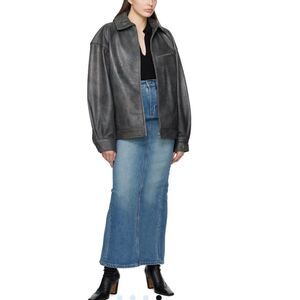 REFORMATION Daria Ultra High Rise Denim Maxi Skirt size 25 NEW $188